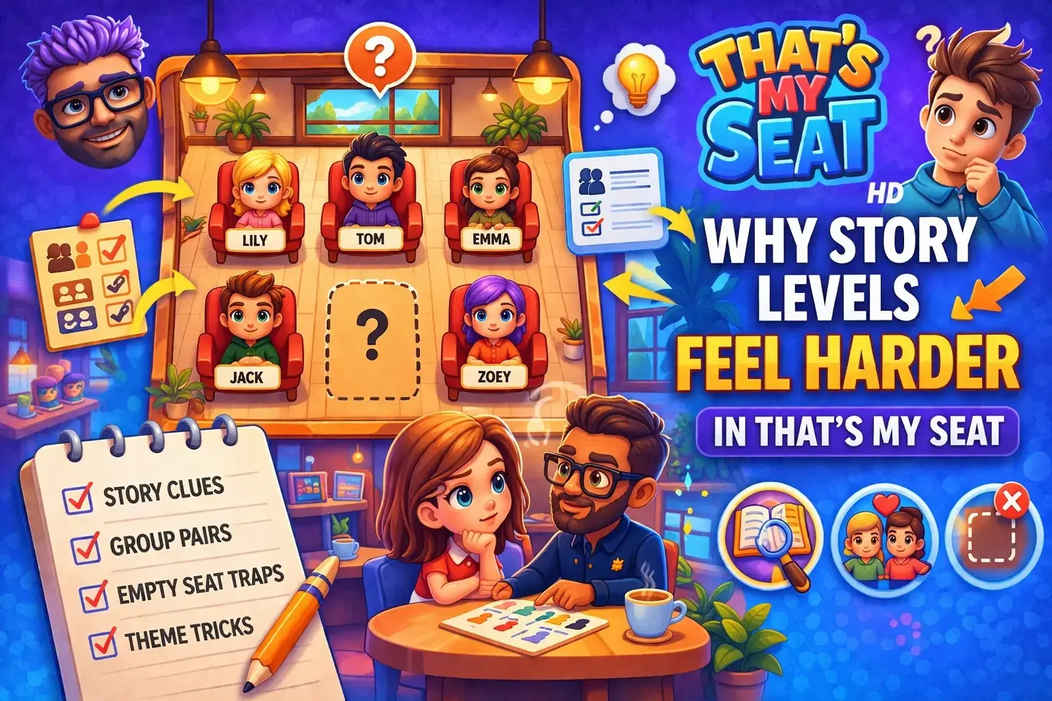 Why Story Levels Feel Harder in That's My Seat