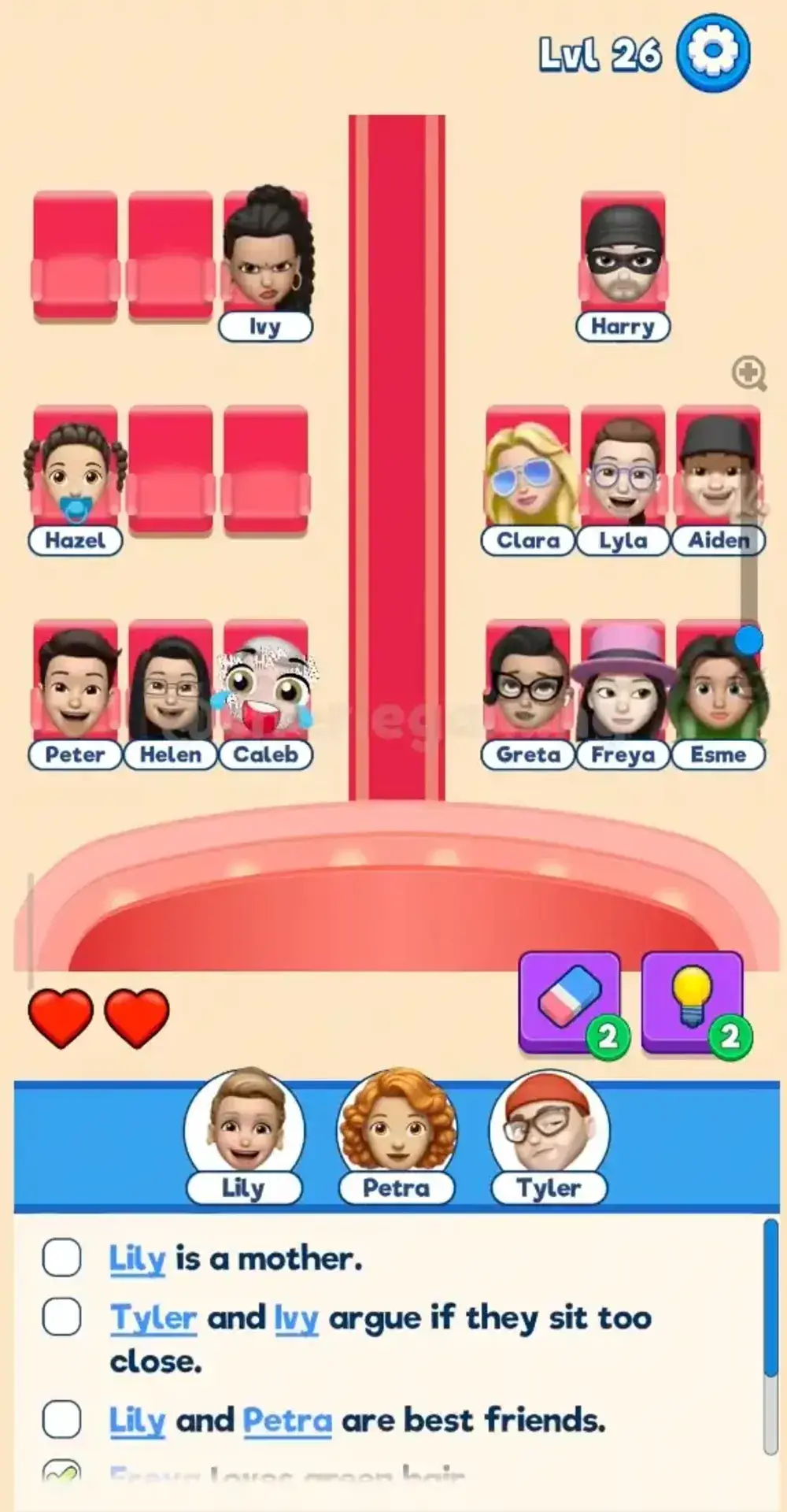 That’s My Seat level 27 walkthrough preview card